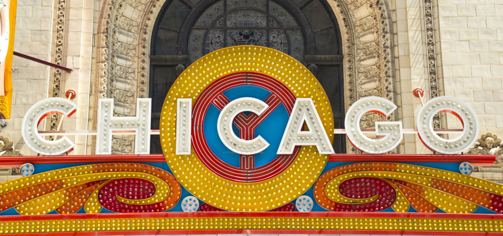 Famous Chicago Theater Sign