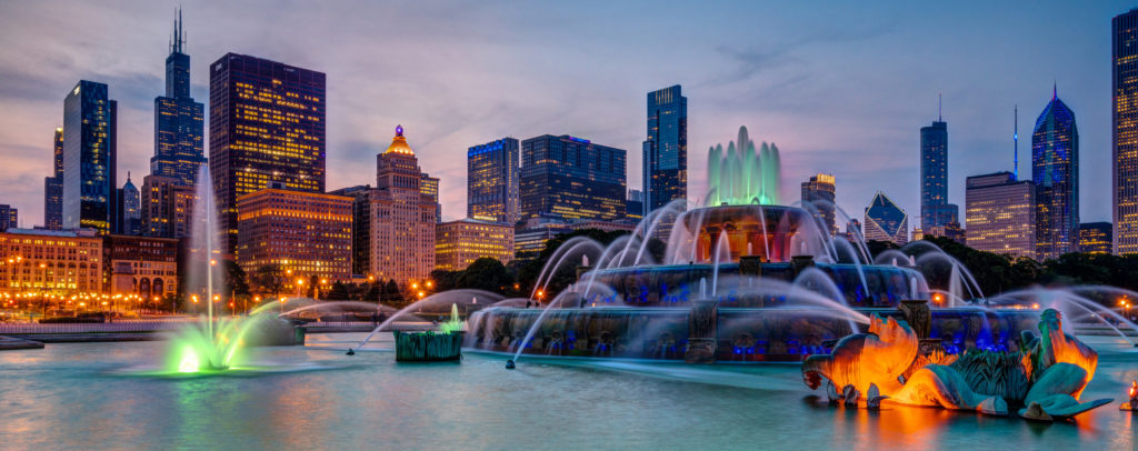 Buckingham Fountain and Skyline